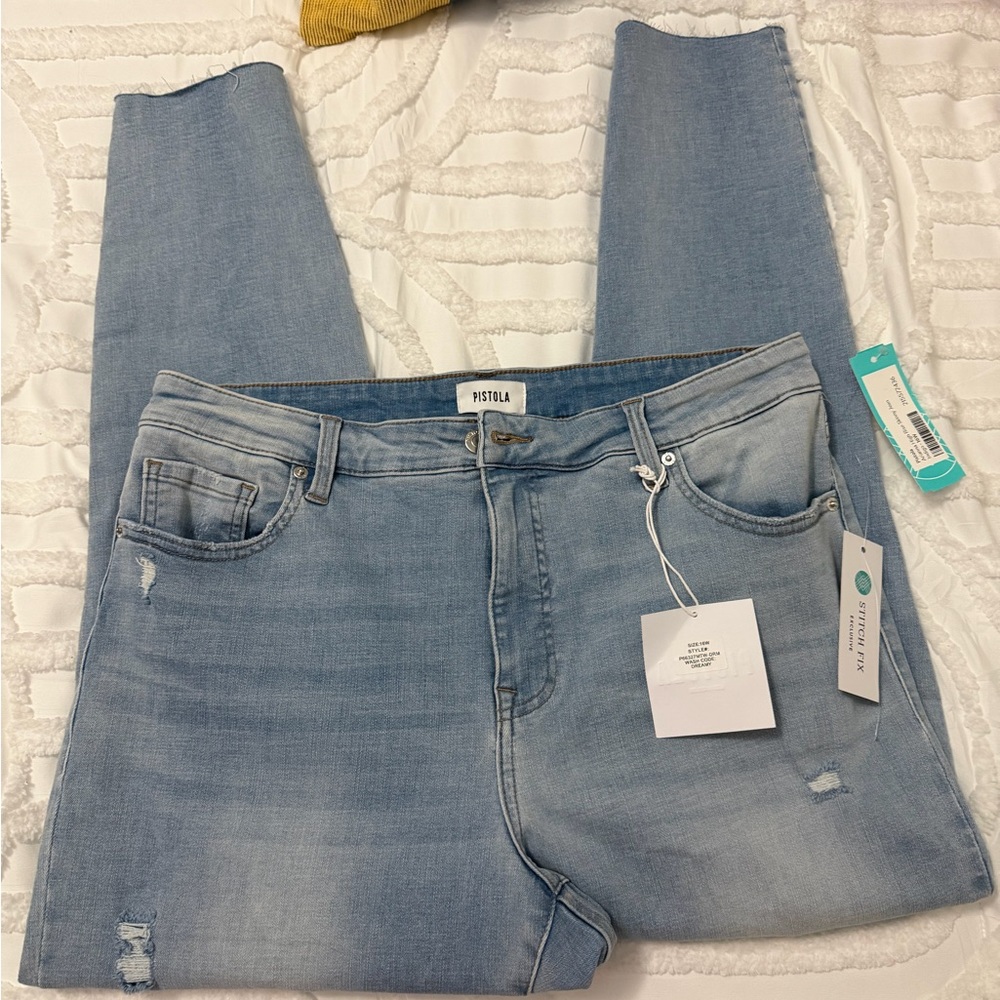 Pistola Sky Blue Skinny Jeans for Women